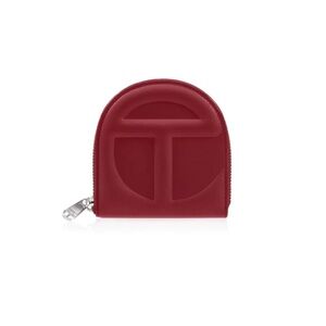 Telfar oxblood wallet